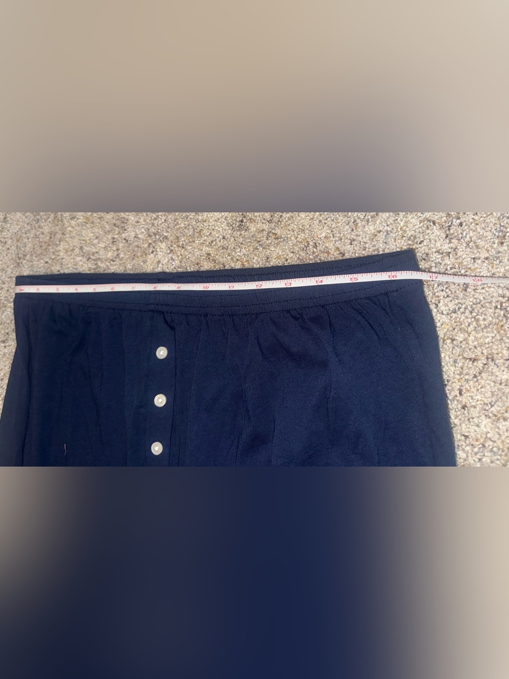 J. Crew Navy Wide-Leg Lounge Joggers - Picture 7 of 8